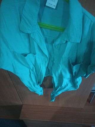 Camisa Zara azul