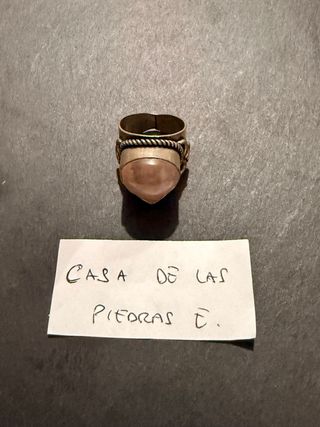 Anillo Plata Cuarzo Ojo de Gato Rosa