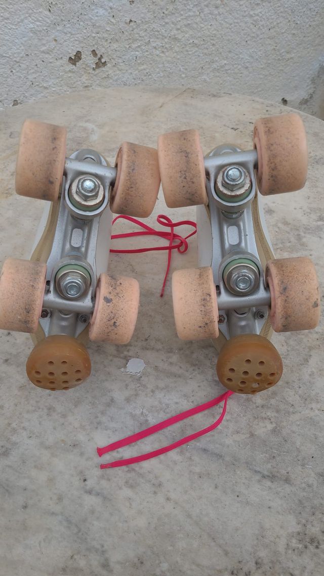 Patines artísticos blancos niña talla 30