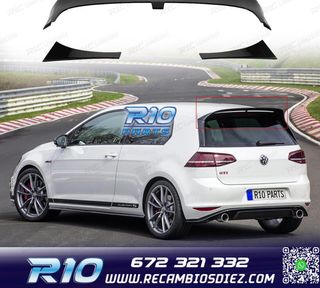 ALERON SPOILER VOLKSWAGEN VW GOLF 7 7.5 GTI R 12-20 LOOK CLU