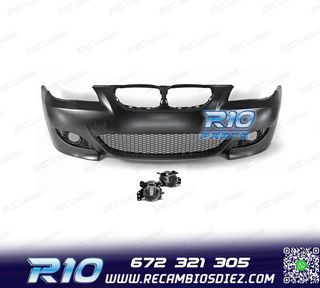PARAGOLPES DELANTERO BMW E60 E61 LOOK M5 + NIEBLAS