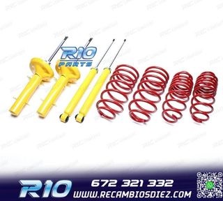 KIT SUSPENSIÓN DEPORTIVA PARA VOLKSWAGEN
