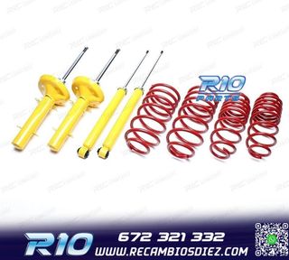 KIT SUSPENSIÓN DEPORTIVA PARA SEAT