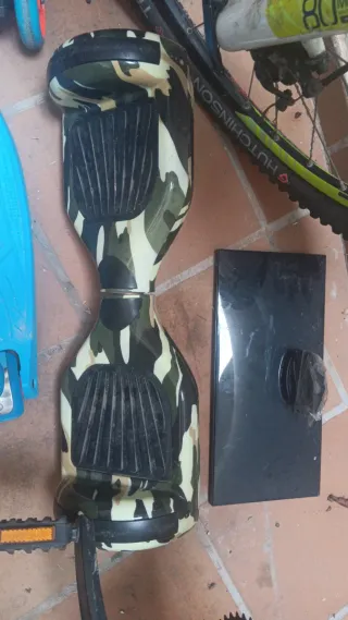 Patin Eléctrico Dorado - Funciona