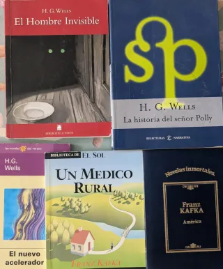 DESDE 14 AÑOS FRANZ KAFKA/H.G. WELLES 1,2 Y 3€