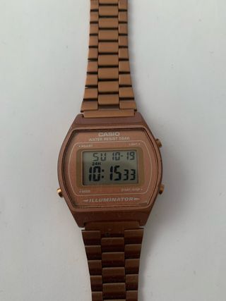 Reloj Casio B640W Marrón Dorado