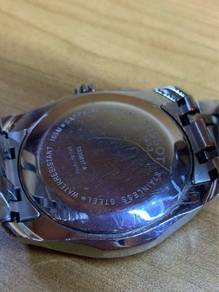 Tissot Couturier Cronógrafo Plata/Blanco