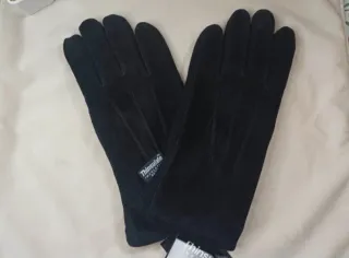 Guantes Piel Ante Hombre Thinsulate 3M Negro