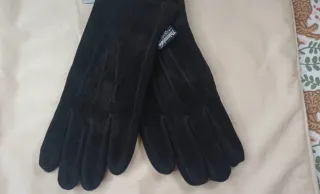 Guantes Piel Ante Hombre Thinsulate 3M Negro