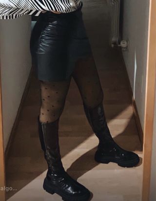 Botas altas Zara negras