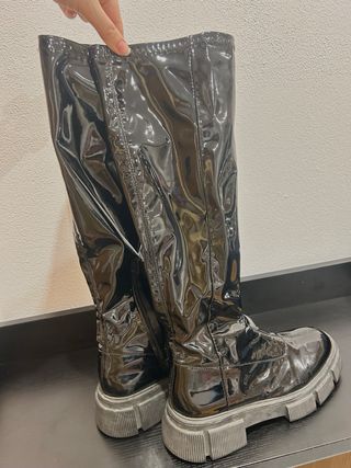 Botas altas Zara negras