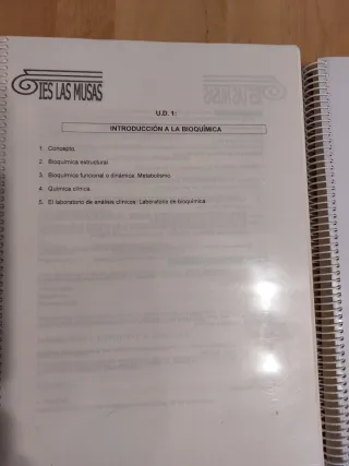 Apuntes Análisis bioquímico (Tecnico laboratorio)