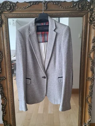 Chaqueta americana Zara gris
