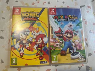 Juegos Nintendo Switch: Sonic Mania, Mario Rabbids
