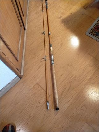Caña de pesca Carswell 3m Fibra vidrio. Vintage 