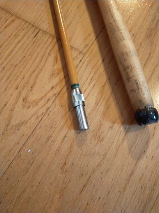 Caña de pesca Carswell 3m Fibra vidrio. Vintage 