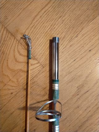 Caña de pesca Carswell 3m Fibra vidrio. Vintage 