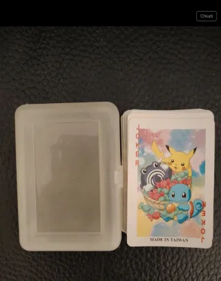 Carte Pokemon Pikachu, Squirtle, Poliwag