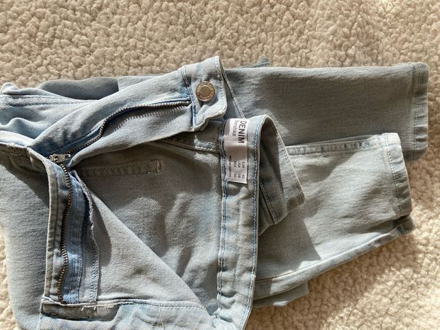 Pantalón Bershka elástico azul Talla M