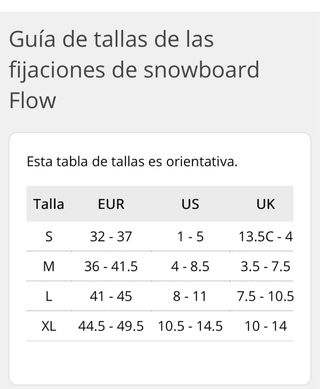 Fijaciones Snowboard Flow Fuse XL