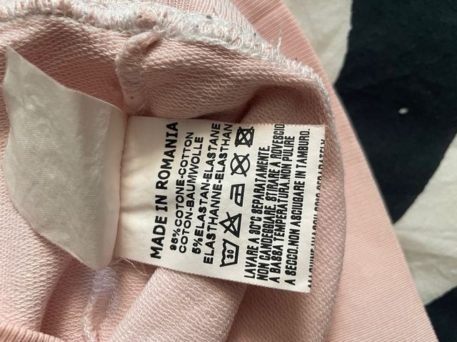 Felpa Converse rosa con strass