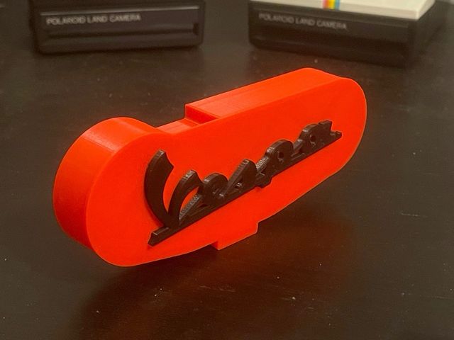 Embellecedor Vespa PK Rojo/Negro