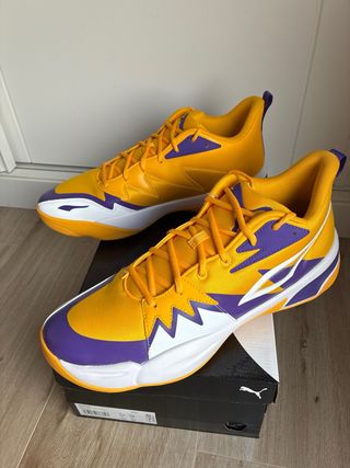 Zapatillas Puma Genetics Amarillas y Moradas 48