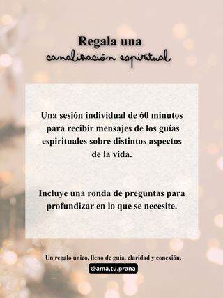 canalización espiritual