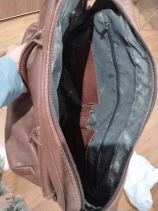 Bolso de piel para documentos