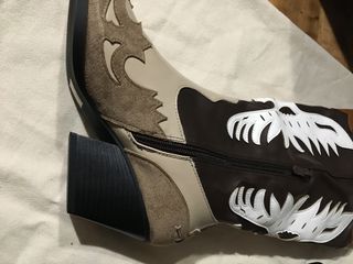 Stivali donna beige e marrone
