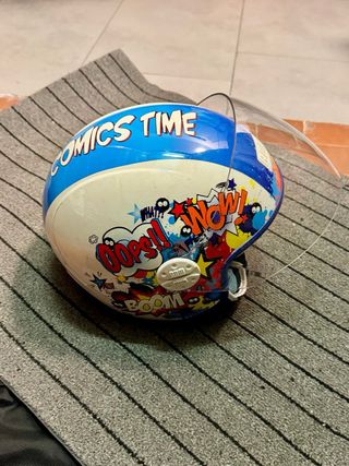 Casco CGM bambino fumetti tg. YL