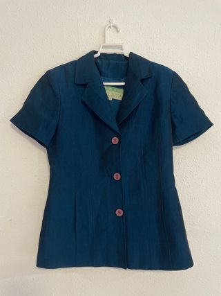 Chaqueta vintage LOLITA azul/verde azulado