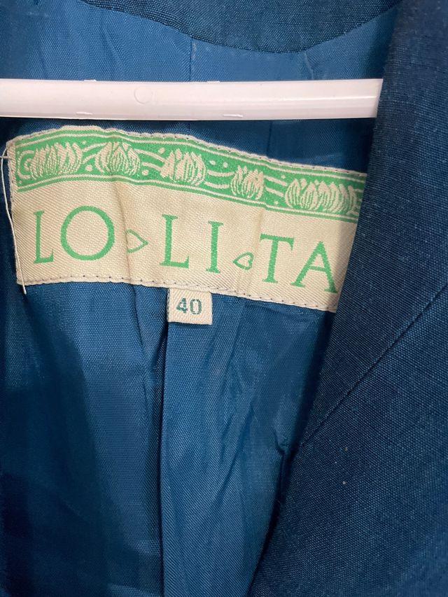 Chaqueta vintage LOLITA azul/verde azulado