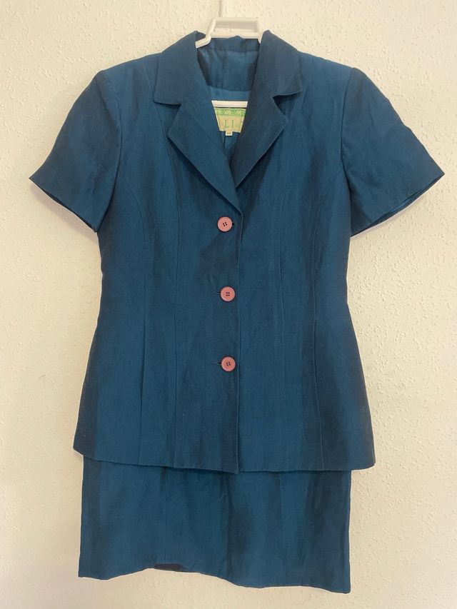 Chaqueta vintage LOLITA azul/verde azulado