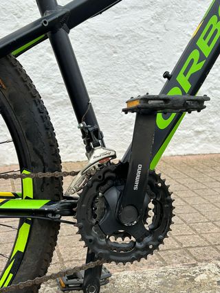 Bicicleta Orbea Mtb Negra y Verde