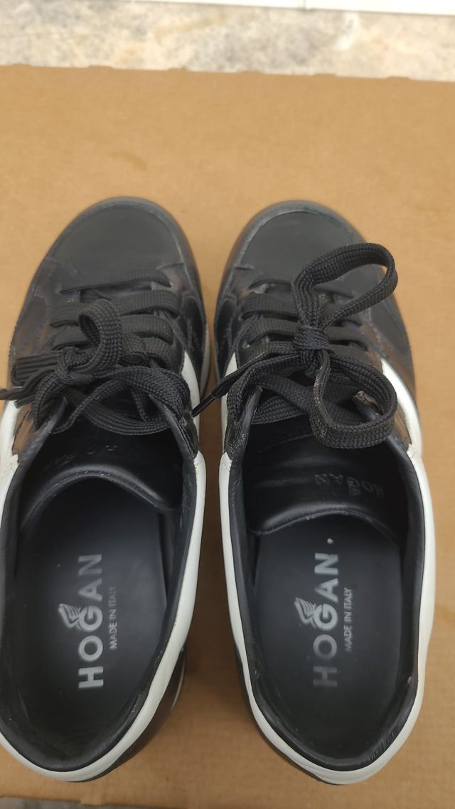 Zapatos Hogan Talla 36 Negro y Blanco