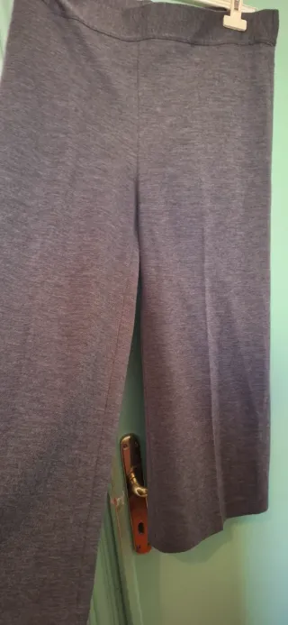 Gonna pantaloni grigia pura lana vergine