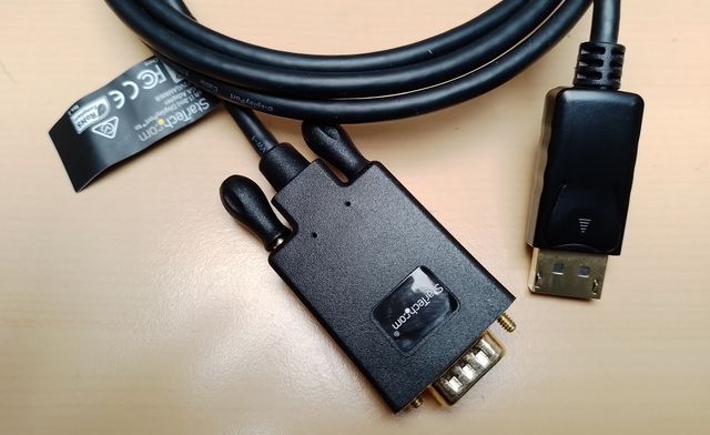 Cable DisplayPort a VGA 1.8m