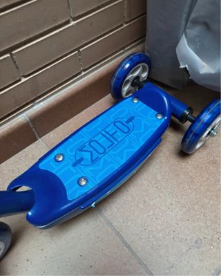 Patinete infantil 3 ruedas azul