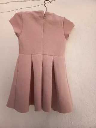 Vestido niña rosa viscosa 6 años