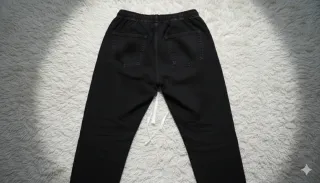 Jeans neri a molla XL
