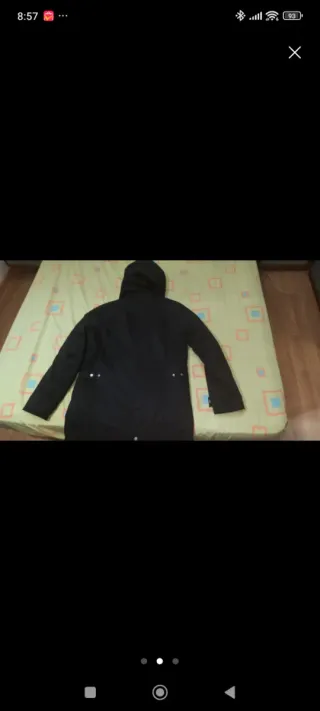 Lote 2 Abrigos Hombre Talla L Negro
