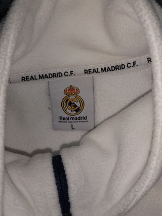 Forro Polar Real Madrid Blanco