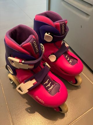 Patines Oxelo niña/o rosa y morado