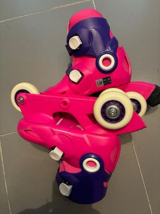 Patines Oxelo niña/o rosa y morado