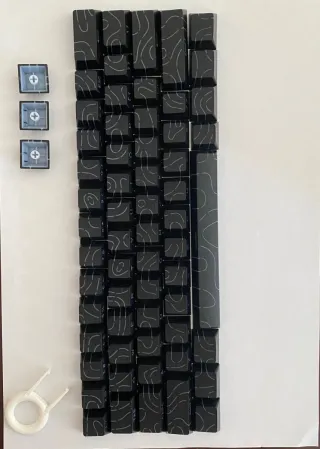 Teclas Teclado Mecánico Gaming Diseño Montaña