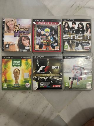 PlayStation 3 + 2 mandos + 12 juegos