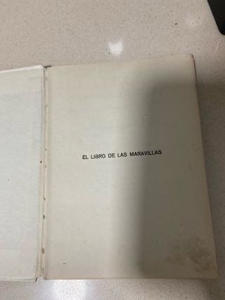 El Libro de las Maravillas