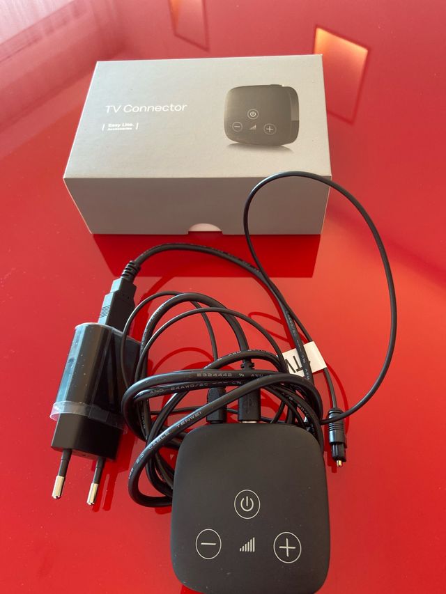 Conector TV para audífonos