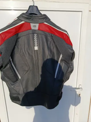 Chaqueta de piel para moto Spyke